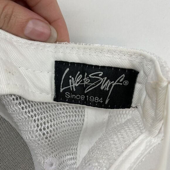 LIVE TO SURF FLORAL ADJUSTABLE UNISEX HAT Pineapple Hibiscus LTSTOFINO - Picture 7 of 9